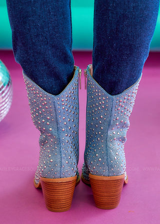 Lucky Lasso Boots by Corkys - Denim - FINAL SALE