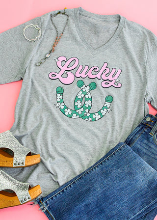 Lucky Horseshoes Graphic Tee