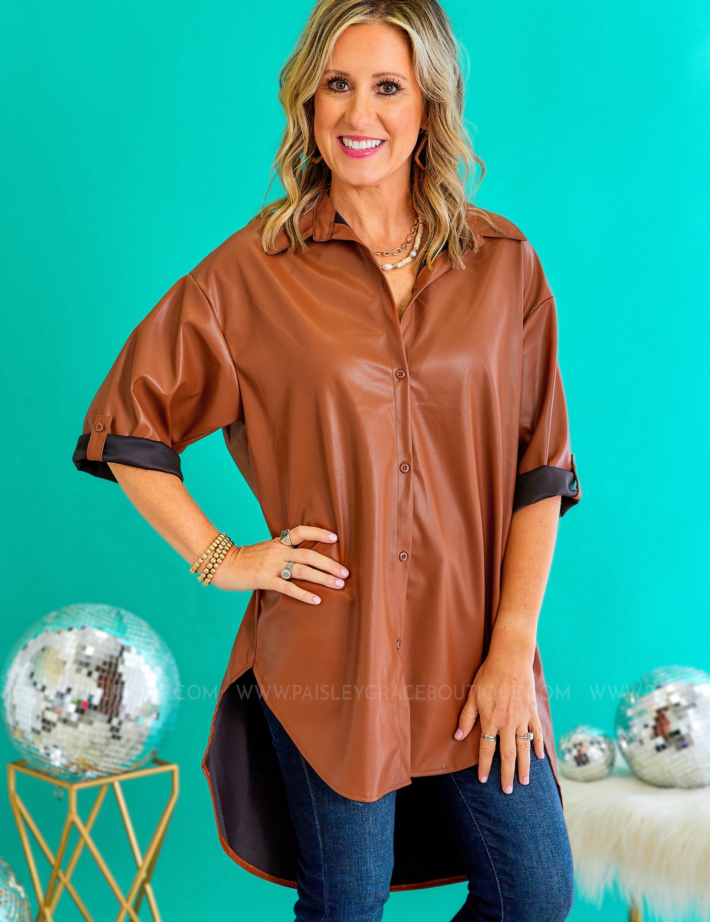 On The Job Tunic - Camel - LAST ONES FINAL SALE