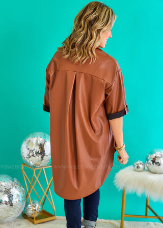 On The Job Tunic - Camel - FINAL SALE