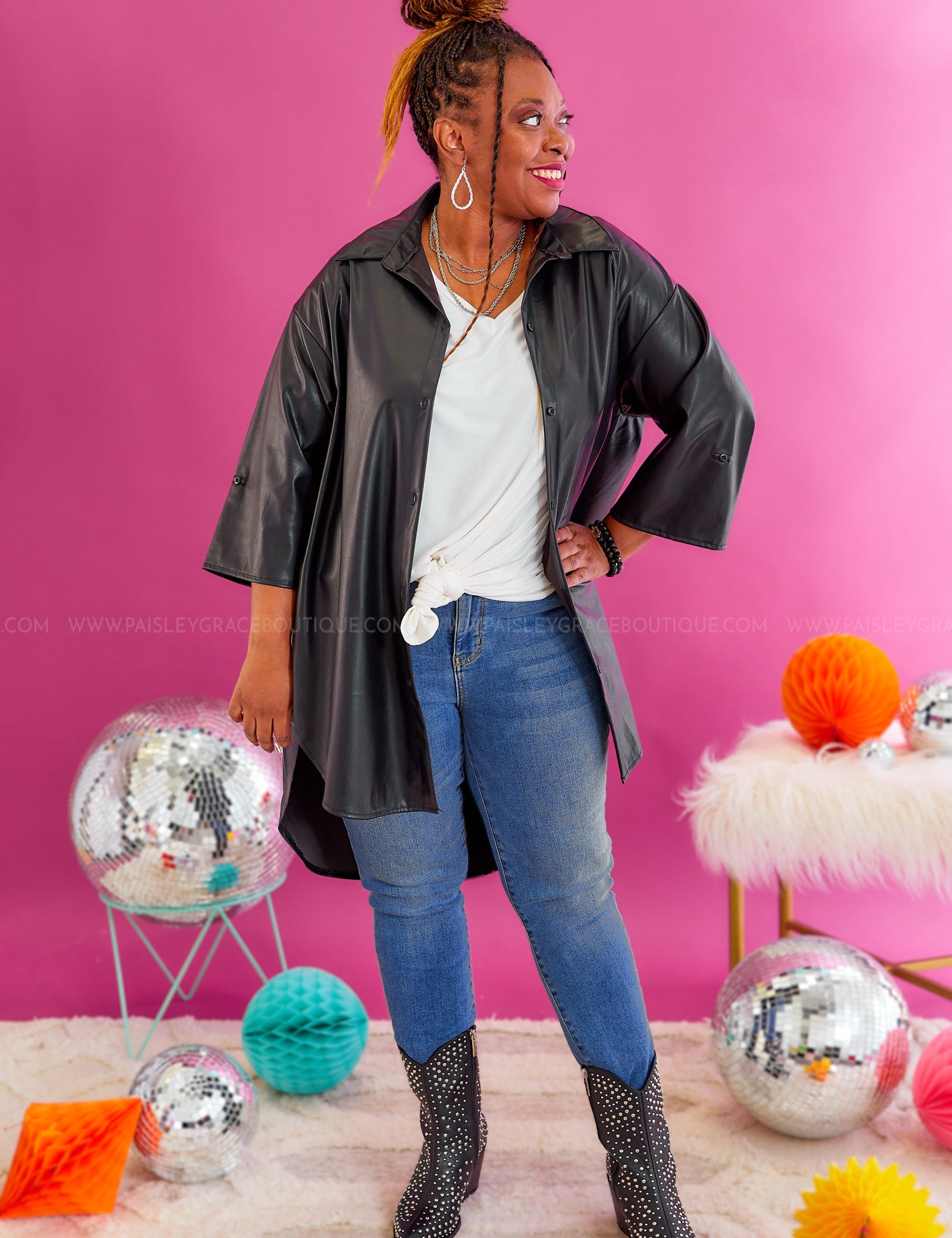 On The Job Tunic - Black - LAST ONES FINAL SALE