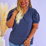 Conference Confidence Top - Navy - LAST ONES FINAL SALE