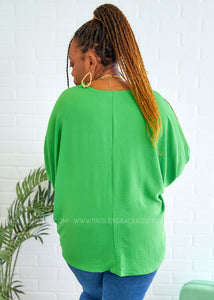 Love The Journey Top - Green - FINAL SALE