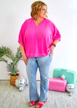 Load image into Gallery viewer, Love The Journey Top - Hot Pink
