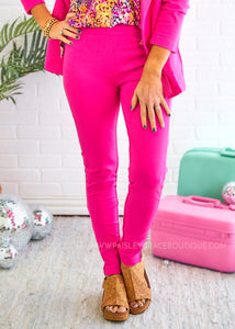 28" Chic Solid Pants - 12 Colors