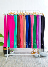 Load image into Gallery viewer, 28&quot; Chic Solid Pants - 12 Colors
