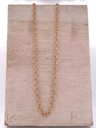 Graceful Oval Link Chain Necklace - PREORDER