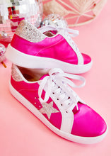 Load image into Gallery viewer, Cosmic Star Sneakers - Fuchsia - FINAL SALE
