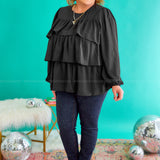 Make Me Dance Top -Black* FINAL SALE *