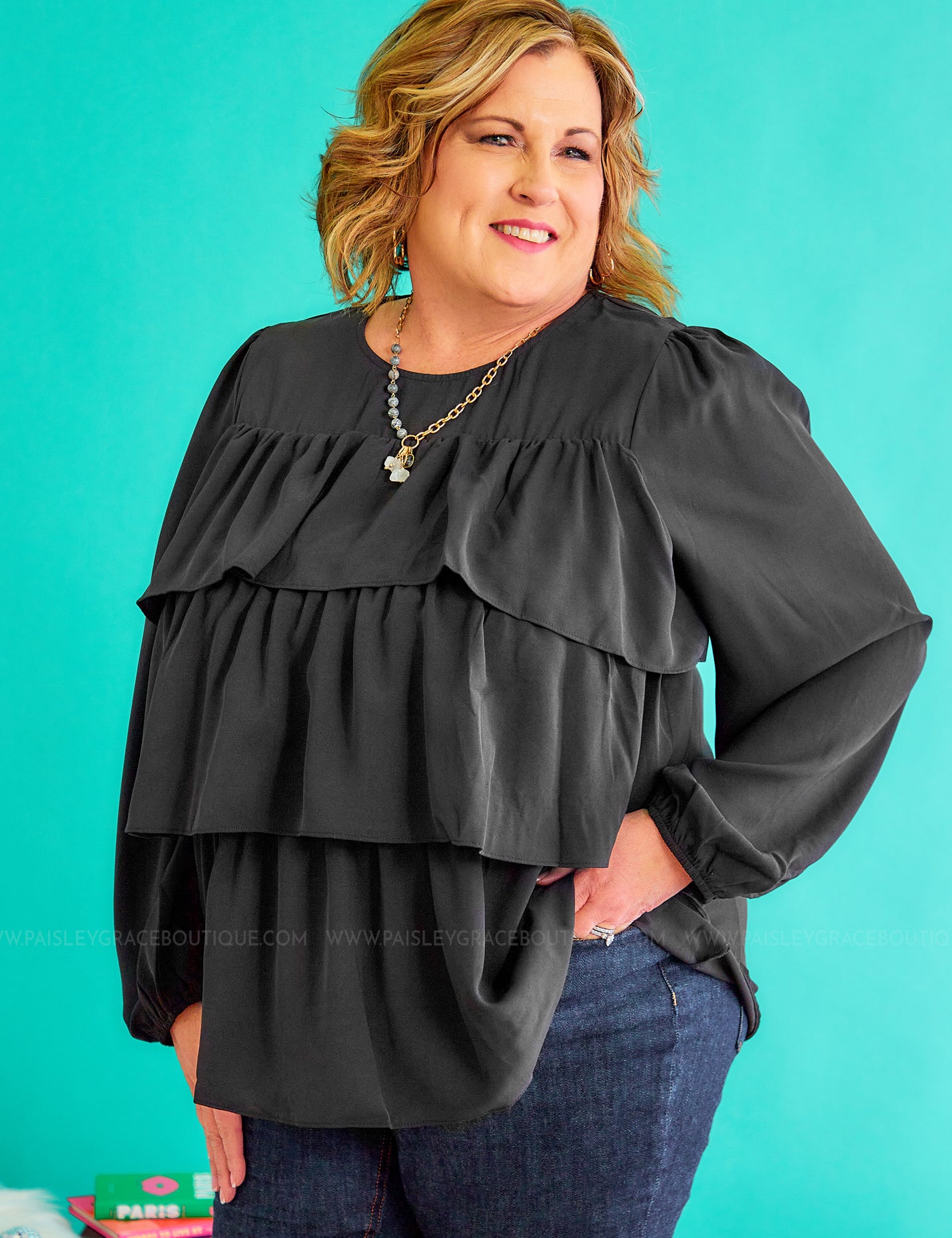 Make Me Dance Top -Black* FINAL SALE *