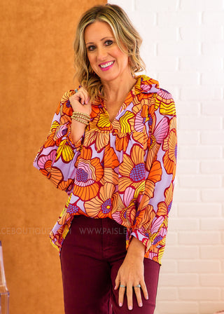 Garden Radiance Top - LAST ONE FINAL SALE