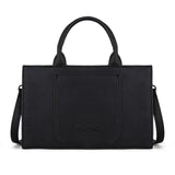 Montana West Tooled Collection Tote/Crossbody - Black