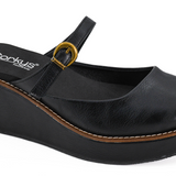 Me Time Black Wedges by Corkys - PREORDER - PREORDER
