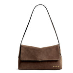 Miranda Suede Flap Crossbody-Crossbody Bag-Pretty Simple