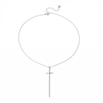 Modern Cross Necklace - WATERPROOF-Necklace-Pretty Simple