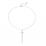 Modern Cross Necklace - WATERPROOF-Necklace-Pretty Simple