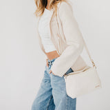 Moira Croc Embossed Crossbody - PREORDER