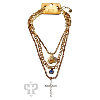 Priscilla Charm Necklace by Pink Panache - 2 Colors