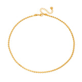 Dakota Disc Chain Necklace - WATERPROOF-Necklace-Pretty Simple