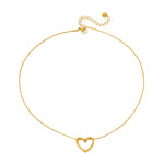 Tangled in Love Heart Necklace - WATERPROOF-Necklace-Pretty Simple