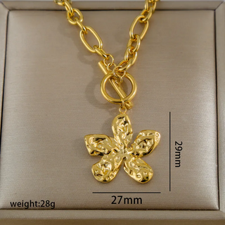 Toggle Clasp Chain Pendant Necklace