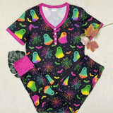 Neon Ghost Jogger PJ Set - Preorder