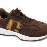 DEAL No Prob Sneakers - Chocolate Faux Suede - PREORDER - PREORDER