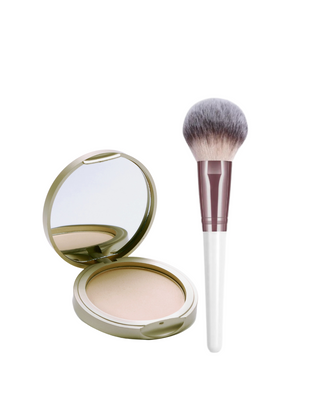 Cashmere Oscar Green Room Powder 9g with Large Powder Brush  - PREORDER
