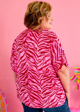 Load image into Gallery viewer, Jungle Paradise Top - Red/Pink - FINAL SALE

