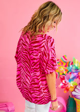 Load image into Gallery viewer, Jungle Paradise Top - Red/Pink - FINAL SALE
