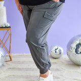 Renee Cargo Pants - Charcoal* LAST ONES FINAL SALE *