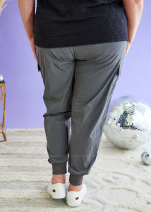 Renee Cargo Pants - Charcoal - FINAL SALE