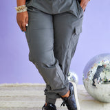 Renee Cargo Pants - Charcoal* LAST ONES FINAL SALE *