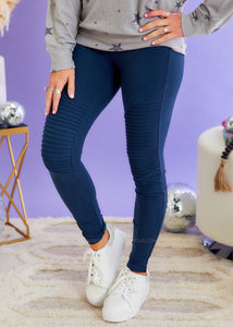 Butter Soft Moto Leggings - 3 Colors