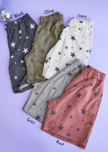 Starstruck Snuggler Shorts - 5 Colors - FINAL SALE