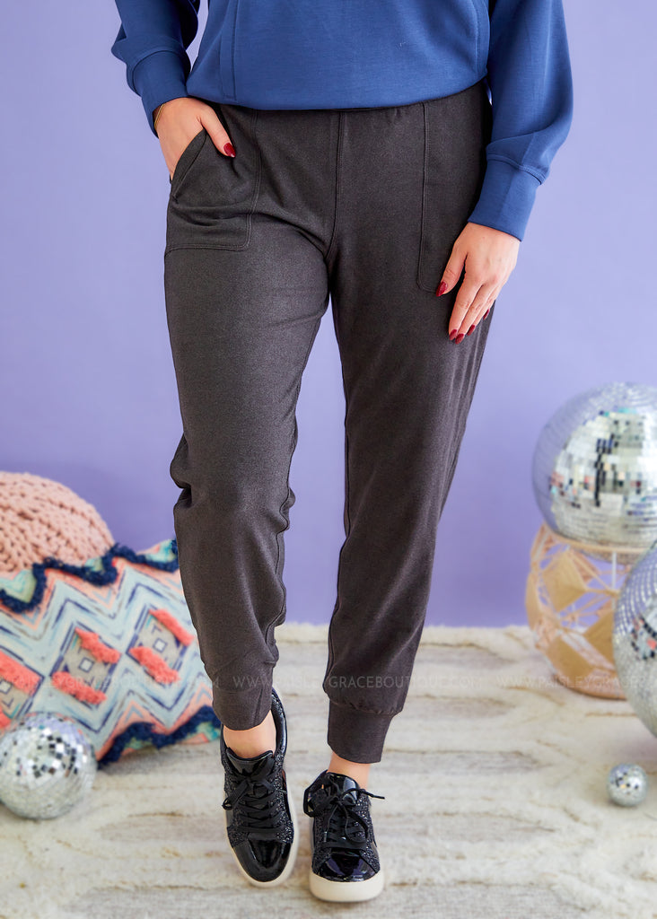 Feyre Joggers Black FINAL SALE Paisley Grace Boutique