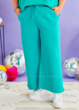 Load image into Gallery viewer, Serendipity Pants - Turquoise - FINAL SALE
