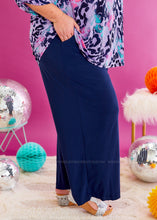 Load image into Gallery viewer, Kelly Flowy Pants - Navy - FINAL SALE
