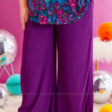 Kelly Flowy Pants - Plum* FINAL SALE *