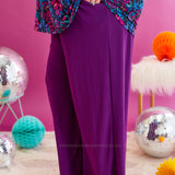 Kelly Flowy Pants - Plum* FINAL SALE *