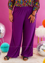 Load image into Gallery viewer, Kelly Flowy Pants - Plum - FINAL SALE
