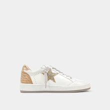 Load image into Gallery viewer, Paz Sneakers by Shu Shop - Taupe Snake - PREORDER
