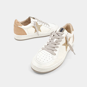 Paz Sneakers by Shu Shop - Taupe Snake - PREORDER