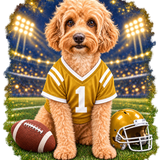 PGB Studio™ Custom Gameday Gold - ONE PET - SEE PRODUCT DESC example artwork
