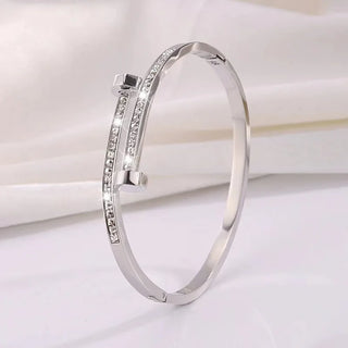 Simply Classic Bangle - Silver