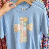 Faux Quilted Cross