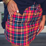 PREORDER- Patterned in Plaid Skort