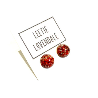 Glitter Stud Earrings