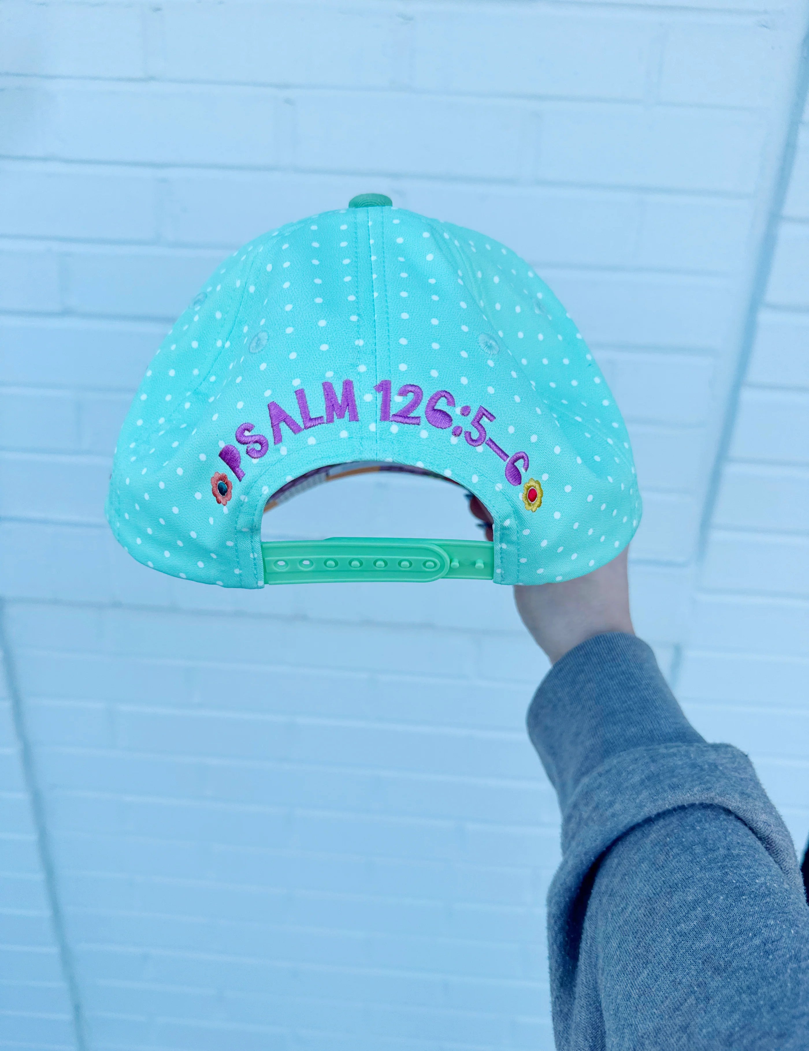 No Rain, No Flowers Embroidered Hat