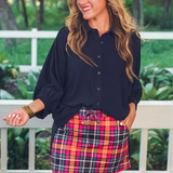 PREORDER- Patterned in Plaid Skort